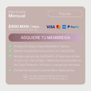 MembresÃa mensual Florecer